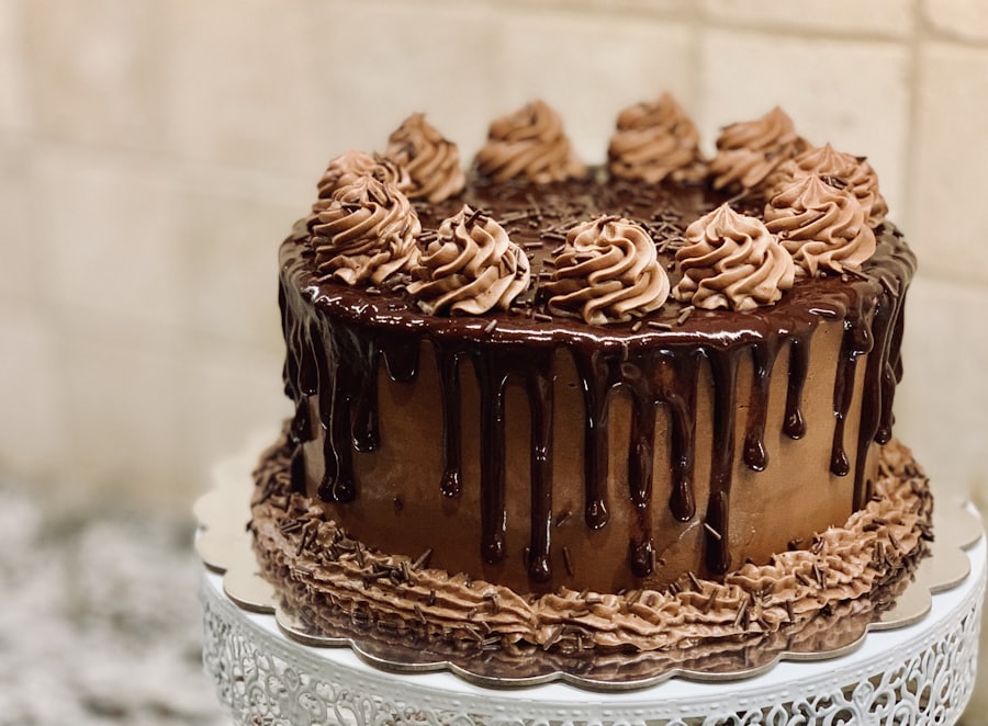 Surpresa de bolo de aniversário