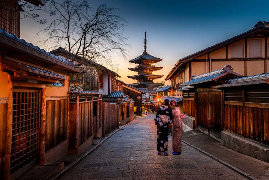 Experiência de quimono em Kyoto